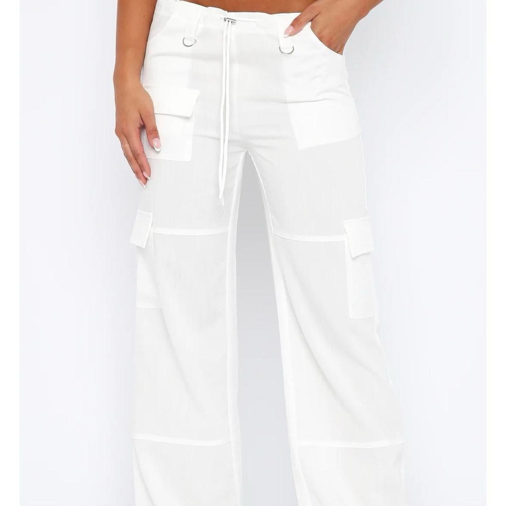 White Fox Cargo Pants